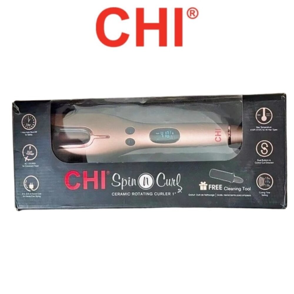 Chi Spin N Curl, Rose Gold, NIB